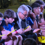 La festa giovani in piazza delle Carceri con il mandato animatori