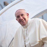 Un bel sorriso del Papa