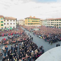 Una vista della piazza