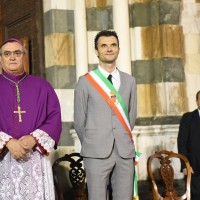 Il vescovo Agostinelli e il sindaco Biffoni