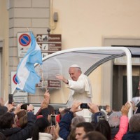 Una bandiera argentina per il Papa