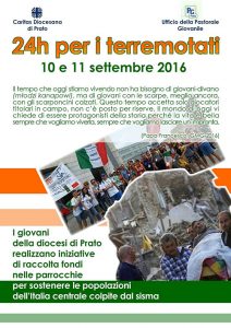 locandina 24h per i terremotati